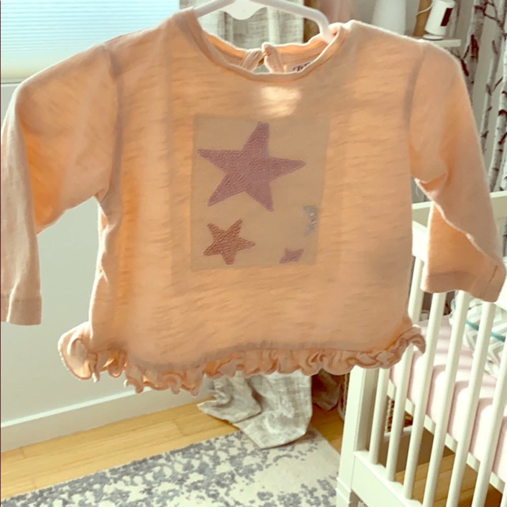 Zara Long Sleeve Shirt with Stars